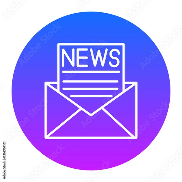 Obraz Newsletter Icon