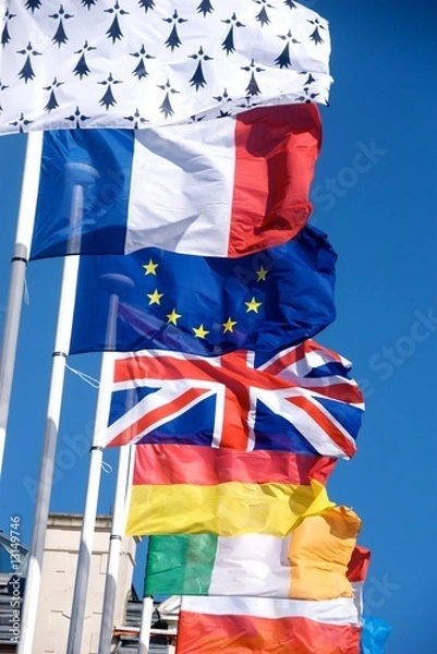 Obraz drapeaux au vent