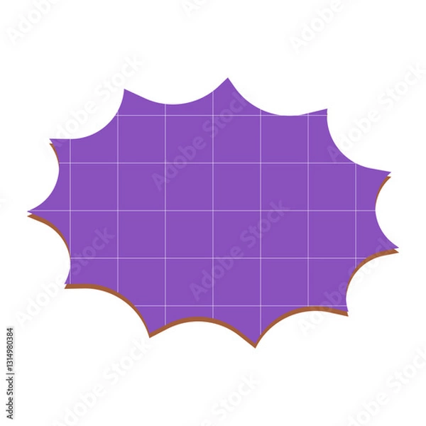 Obraz Bubble chat with grid texture