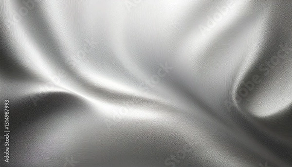 Obraz abstract light silver background with grain texture reflecting light