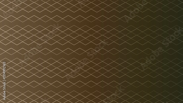 Fototapeta Seamless pattern of chocolate brown crispy waffles texture. Gold pattern illustration, bas-relief effect with repeated geometric shapes covering the background.
