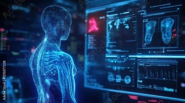 Fototapeta Artificial Intelligence-Powered Medical Diagnostics 0