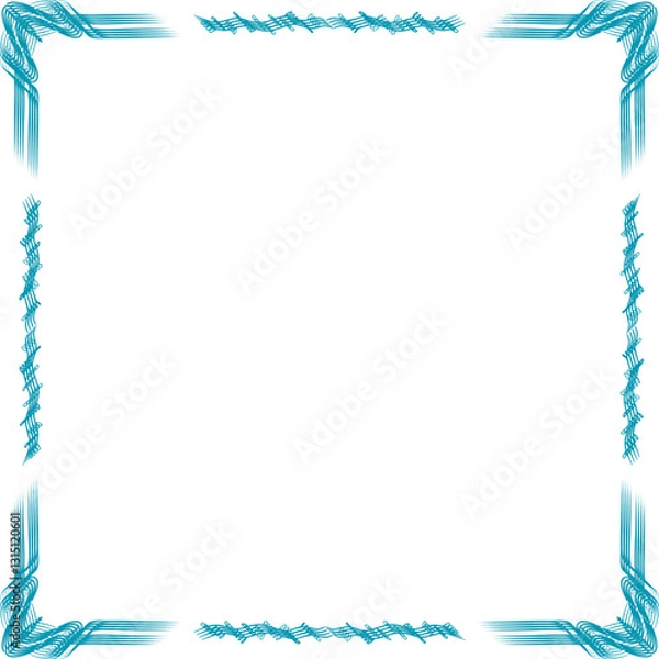 Obraz Creative and Artistic Square borders and Frames, Photo frames, Colorful Borders
