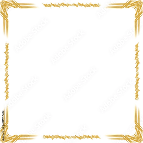 Obraz Creative and Artistic Square borders and Frames, Photo frames, Colorful Borders
