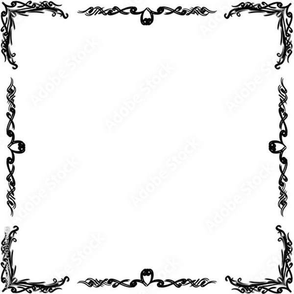 Obraz Creative and Artistic Square borders and Frames, Photo frames, Colorful Borders
