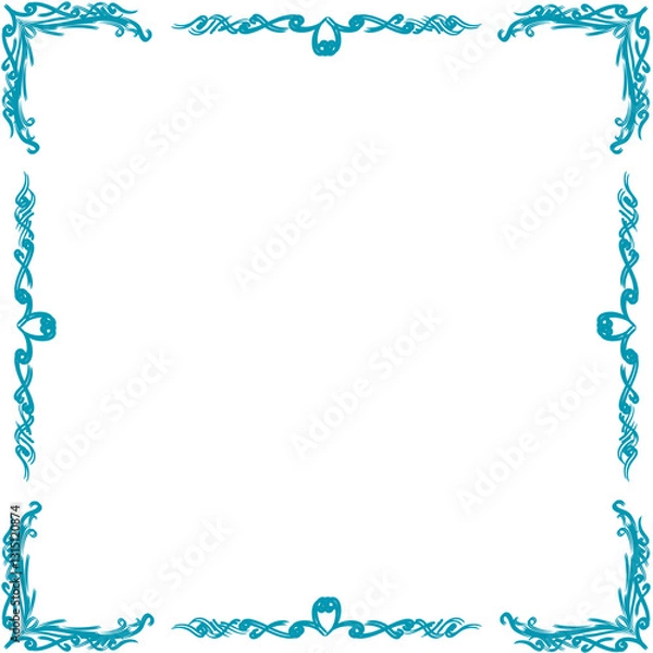 Obraz Creative and Artistic Square borders and Frames, Photo frames, Colorful Borders
