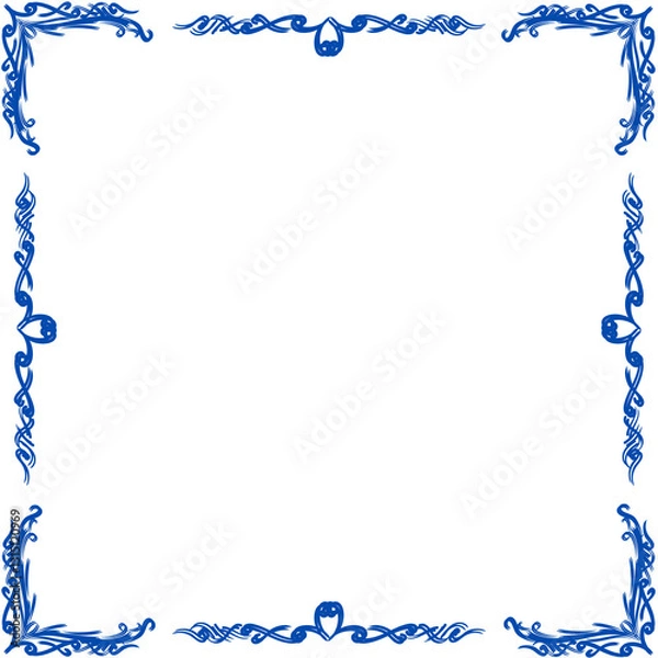 Obraz Creative and Artistic Square borders and Frames, Photo frames, Colorful Borders
