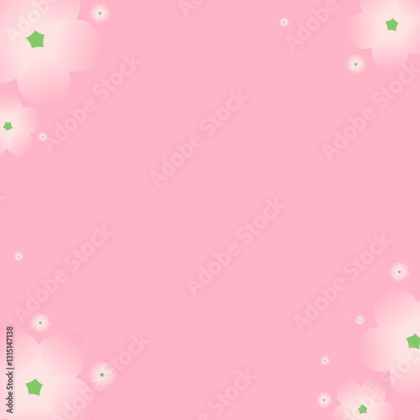 Fototapeta Cherry Blossom Background on Spring Day