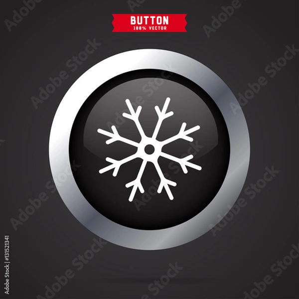 Fototapeta snowflake icon design