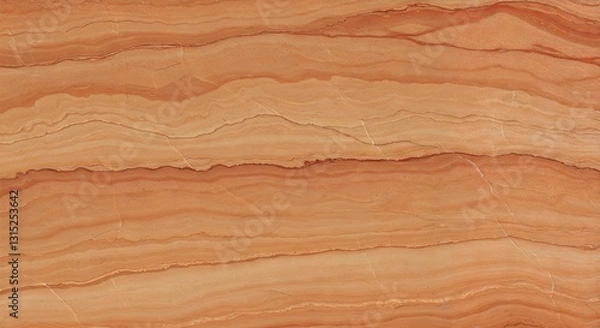 Fototapeta A warm and earthy marble background with shades of terracotta, beige, and soft brown. The organic flow of colors mimics natural stone formations, evoking a cozy and rustic atmosphere.