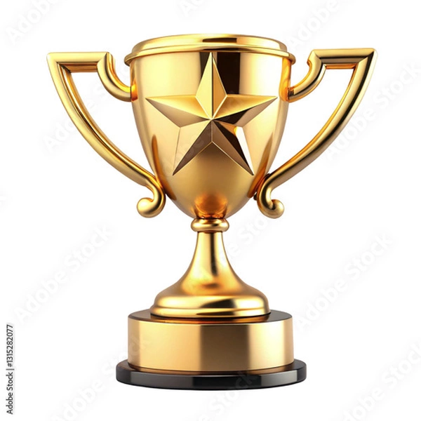 Obraz gold trophy cup