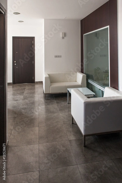 Fototapeta modern white office