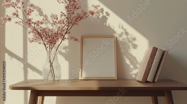 Fototapeta Empty picture frame minimalist design images