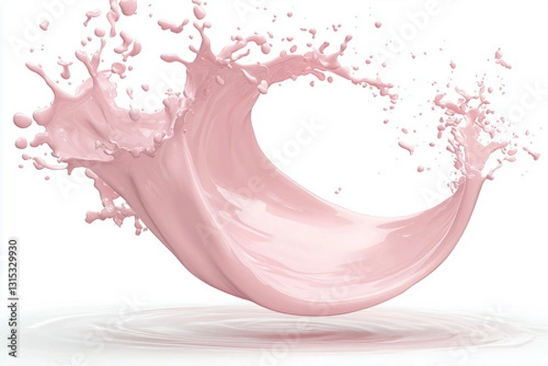 Obraz abstract pink splash background