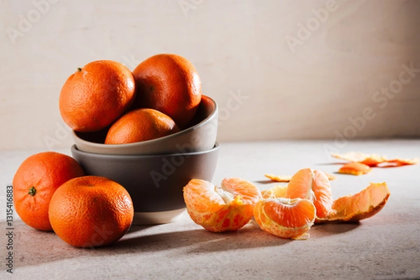 Obraz Fresh tangerines.