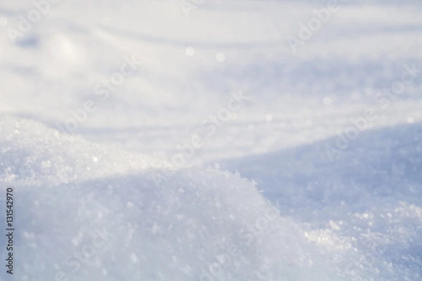 Fototapeta Fresh Snow Macro