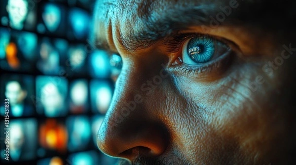 Obraz Uncovering the truth behind AI and facial recognition technology in today's digital age
