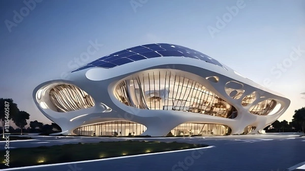 Obraz skull on the roof