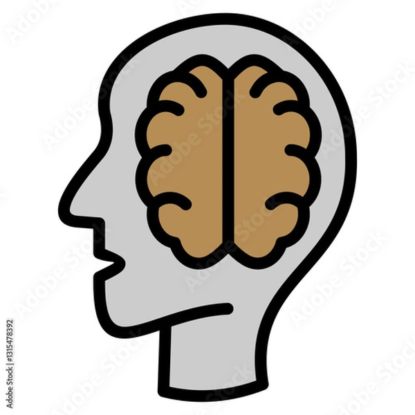 Fototapeta Mindset Icon Element For Design