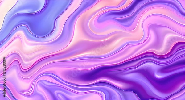 Fototapeta Vivid Colorful Abstract Fluid Artwork