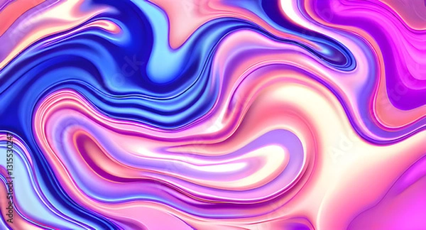 Fototapeta Flowing Liquid Abstract Background