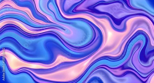 Fototapeta Dynamic Abstract Fluid Art Background