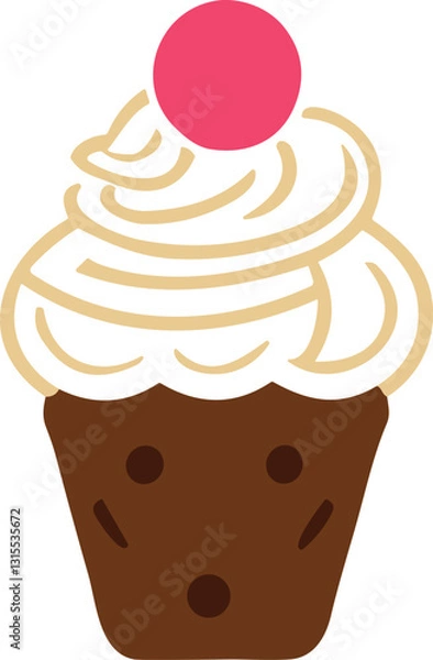 Fototapeta Icecream cone illustration cartoon design
