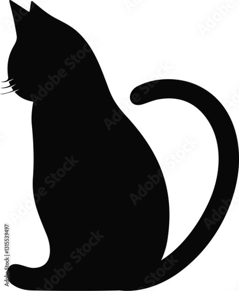 Fototapeta Cat logotype vet symbol animal illustration vector design