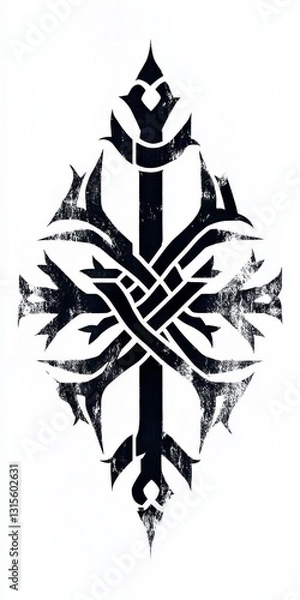 Fototapeta Intricate symmetrical design