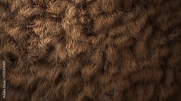 Fototapeta _Fur_texture_Brown_Craiyon_fantasy_Texture_background