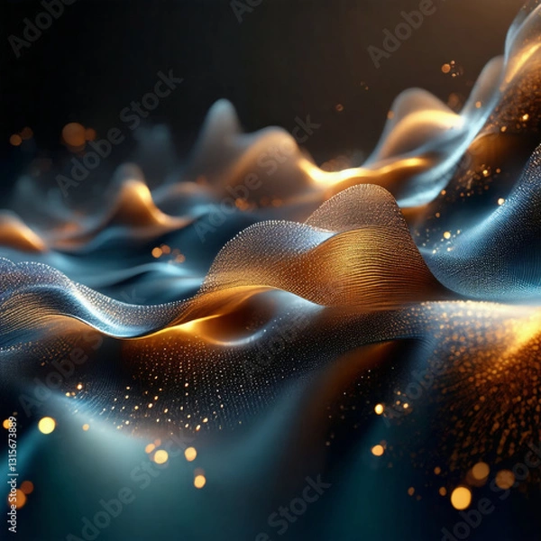 Fototapeta Quantum waves and particles explores all paths