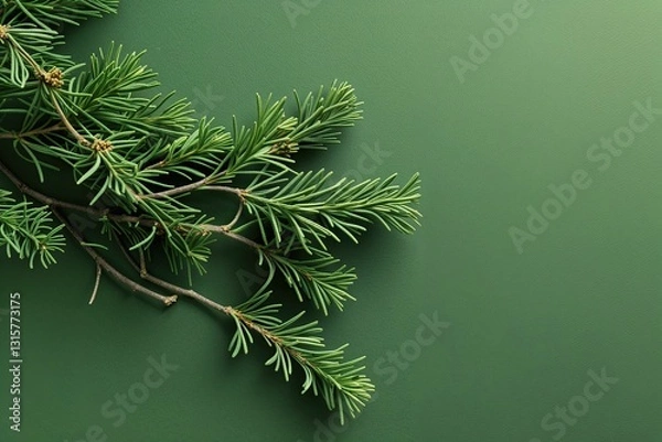 Fototapeta Juniper Refined Textured Cover Paper with Smooth Surface and Vibrant Green Tones