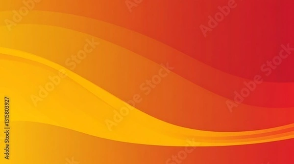 Fototapeta Orange red wave abstract background