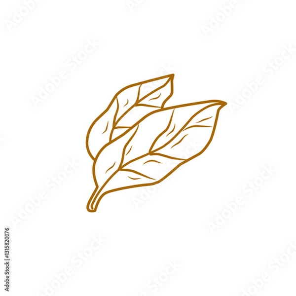 Obraz tobacco leaf icon