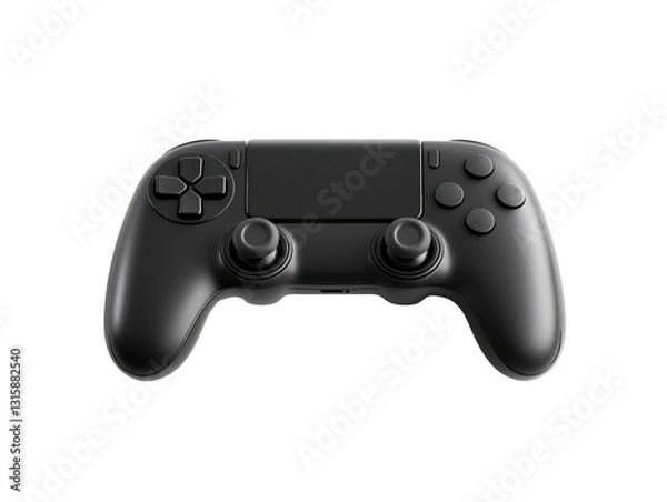Fototapeta Enhance Your Gaming with a Sleek Portable Black Touchscreen Controller: Intuitive Design for Precision Control, Perfect for Home or On-the-Go Entertainment