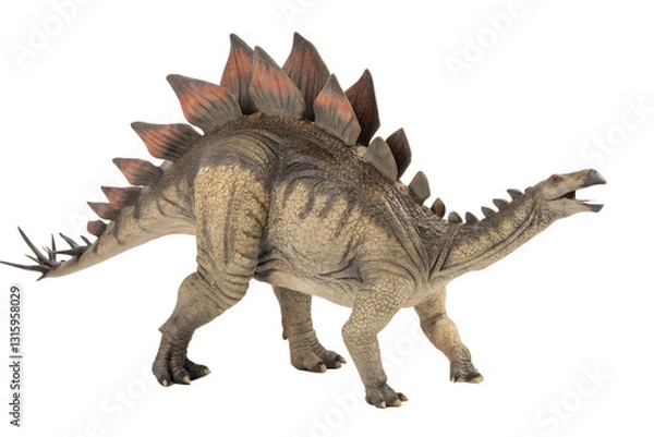 Fototapeta stegosaurus with transparent background