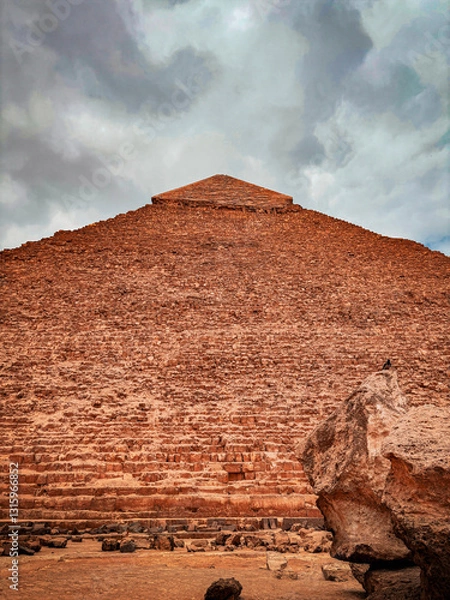 Obraz red rocks in the desert