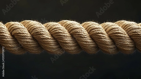 Obraz Intricate rough jute rope details pictures