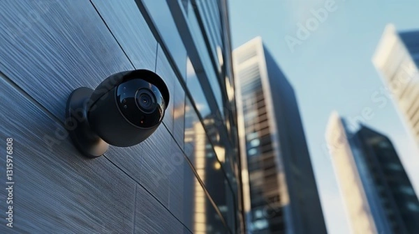 Obraz Modern security camera monitoring area pictures