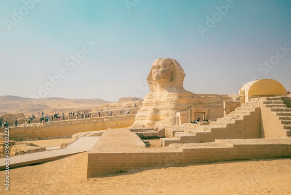 Fototapeta 【エジプト】スフィンクスと砂漠