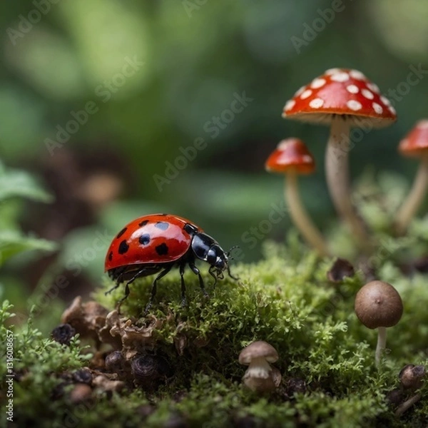 Obraz fly agaric mushroom