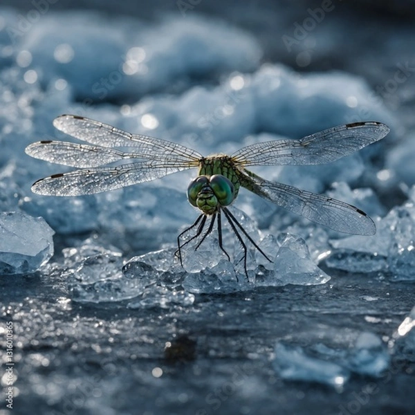 Obraz dragonfly on a branch