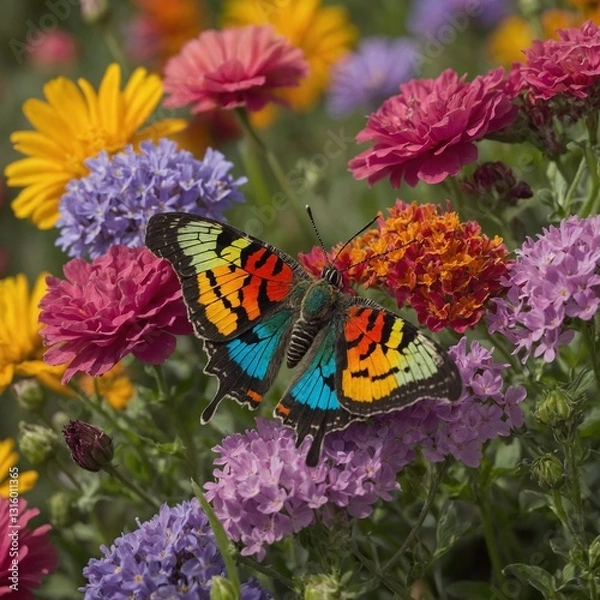 Obraz butterfly on flower