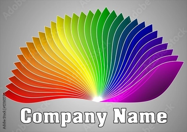 Obraz Raibow Editable Logo