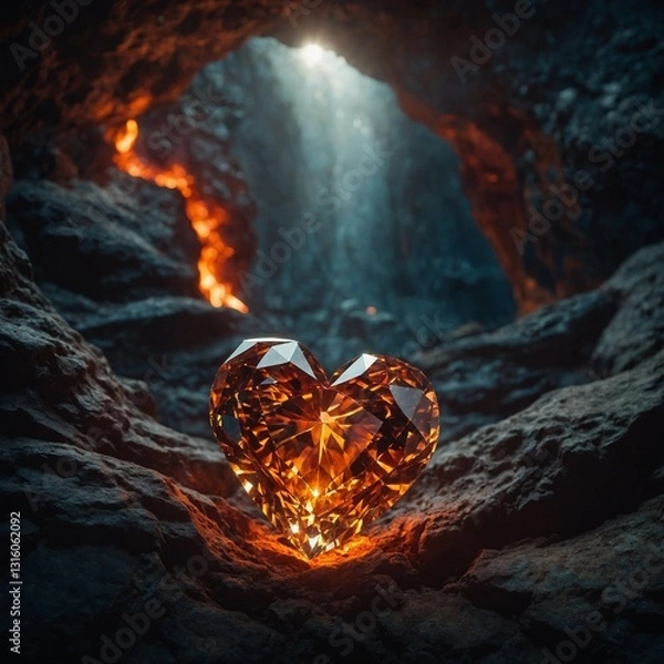 Obraz yellow diamond