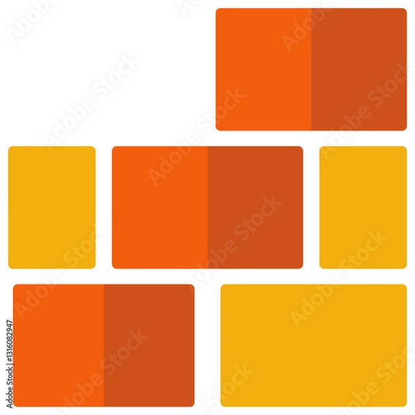 Fototapeta Construction flat icon