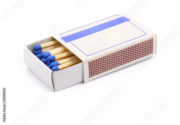 Fototapeta opened matchbox