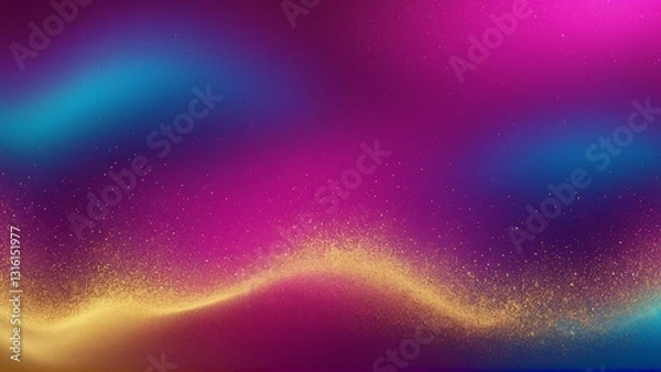 Fototapeta Harmonic Chaos: The Essence of Abstract Art