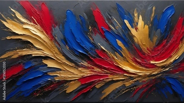 Obraz Harmonic Chaos: The Essence of Abstract Art