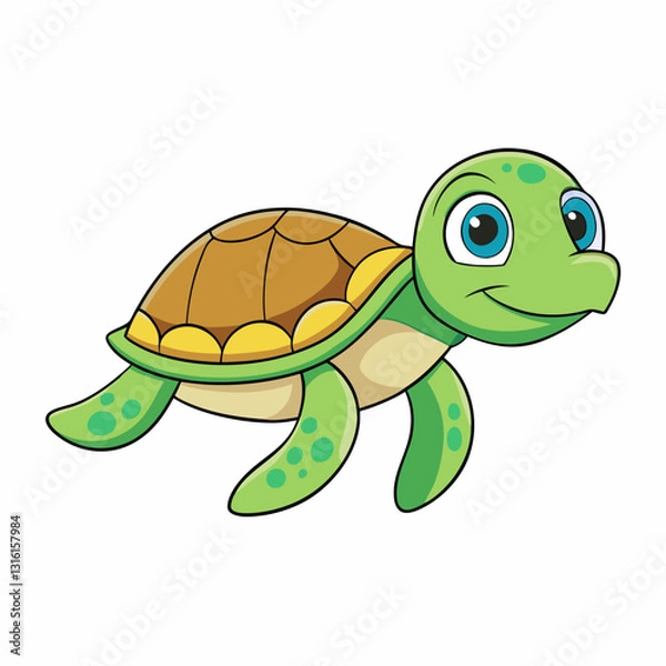 Obraz turtle cartoon vector